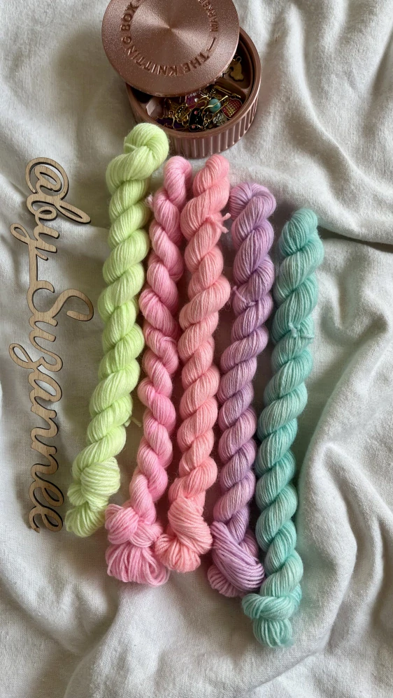 Set mini přadýnek pastel