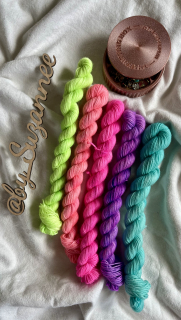 Set mini přadýnek neon