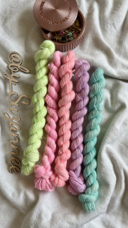 Set mini přadýnek pastel