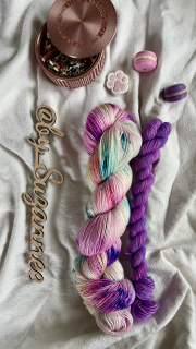 Se zlatou stelinou + mini - fialová